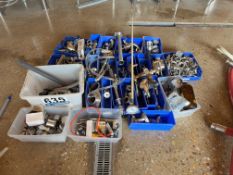 Lot of Assorted Industrial Valves, Fittings, and Gauges