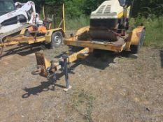 1986 Butler LT812 T/A Tilt Equipment Trailer