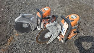 (2) Echo CSG-7410 Handheld Concrete Saws