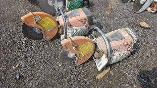 (2) Stihl Handheld Concrete Saws