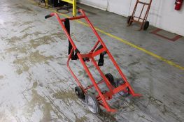 Red Appliance Hand Truck with Straps
