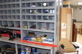Industrial Storage Cabinet with Assorted Tools and Supplies