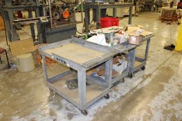 Assorted Tools and Equipment on 3 Rolling Carts