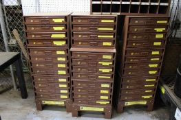 Lawson Products Industrial Storage Cabinets with Assorted Fasteners