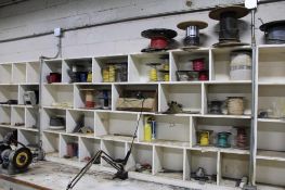 Lot of Assorted Electrical Wire and Grinding Discs