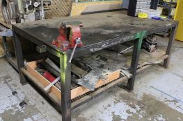 Workbench with Wilton 656 6-Inch Vise
