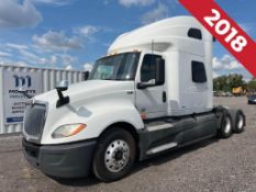 2018 International LT625 T/A Sleeper Cab Road Tractor