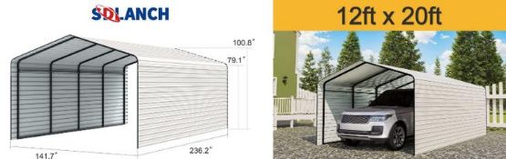 2026 Unused SDLANCH SDLC1220 High-End Carport