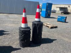 (Qty 42) 2026 Unused SDLANCH TSC Safety Traffic Cones