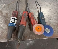 Lot of Milwaukee and Bosch Grinders