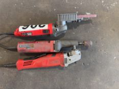 Lot of Milwaukee and Bauer Power Tools