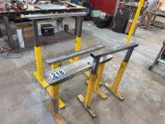 Industrial Heavy-Duty Steel Adjustable Sawhorses