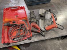 Lot of Assorted Power Tools: Hilti TE 2-S, Milwaukee 6225 Band Saw