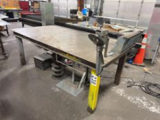Industrial Work Table with Attachment