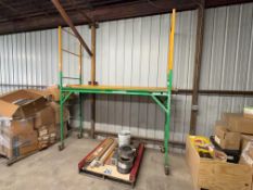 Perry Scaffold Platform with Assorted Welding Supplies
