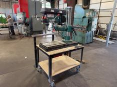 Grizzly Industrial 12-Speed Radial Drill Press With Rolling Stand