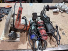 Lot of Assorted Power Tools: Milwaukee and Metabo