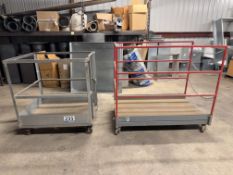 Two Industrial Rolling Carts