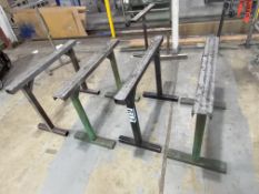 Lot of Industrial Metal Sawhorses