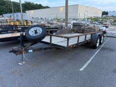 1998 Texas Brag 16' T/A Utility Trailer
