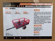 2026 Unused Darox/Landhonor LHR-GDC15 15cu.Ft. Garden Dump Cart