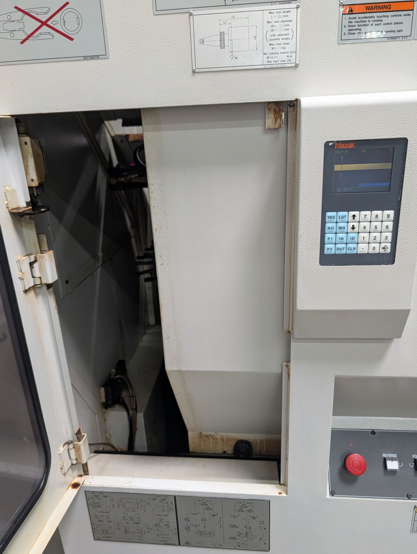 2005 MAZAK VARIAXIS 500 5 AXIS CNC MACHINING CENTER, S/N #177498, WORK ...