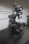 LAGUN FTV-2S KNEE MILL WITH SARGON MODEL 932 DIGITAL READOUT AND SERVO TYPE 100 POWER FEED *VISE NOT