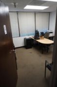 CONTENTS OF OFFICE TO INCLUDE BUT NOT LIMITED TO: (1) 42" FLATSCREEN TV WITH WALL MOUNT (1) L