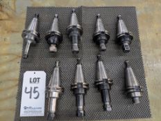 (9) MISC. CAT40 ER TOOL HOLDERS, VARIED SIZES