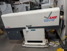LNS QUICK LOAD SERVO S2 BARFEEDER S/N 300372, PENDANT CONTROL WITH E-STOP, MISC. SPINDLE LINERS (