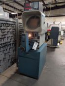 DELTRONIC DH14-MPC OPTICAL COMPARATOR S/N A5806660 WITH DELTRONIC MPC-5 DIGITAL READOUT AND