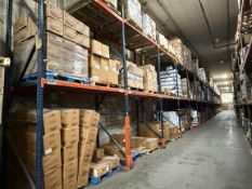 (700) Sections of Interlake Teardrop Pallet Rack w/ 144" Beams & Wire Decks
