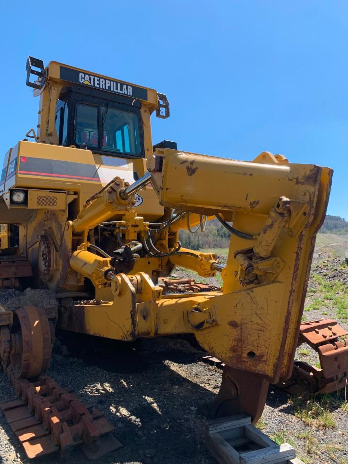 2003 CAT D10R Crawler Dozer, 16' Blade, w/ Single Tooth Ripper Blade ...