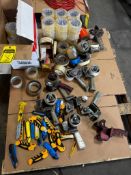 Pallet of Tape, Dispensers & Box Cutters ***$20 LOADING FEE WILL BE ADDED TO INVOICE***