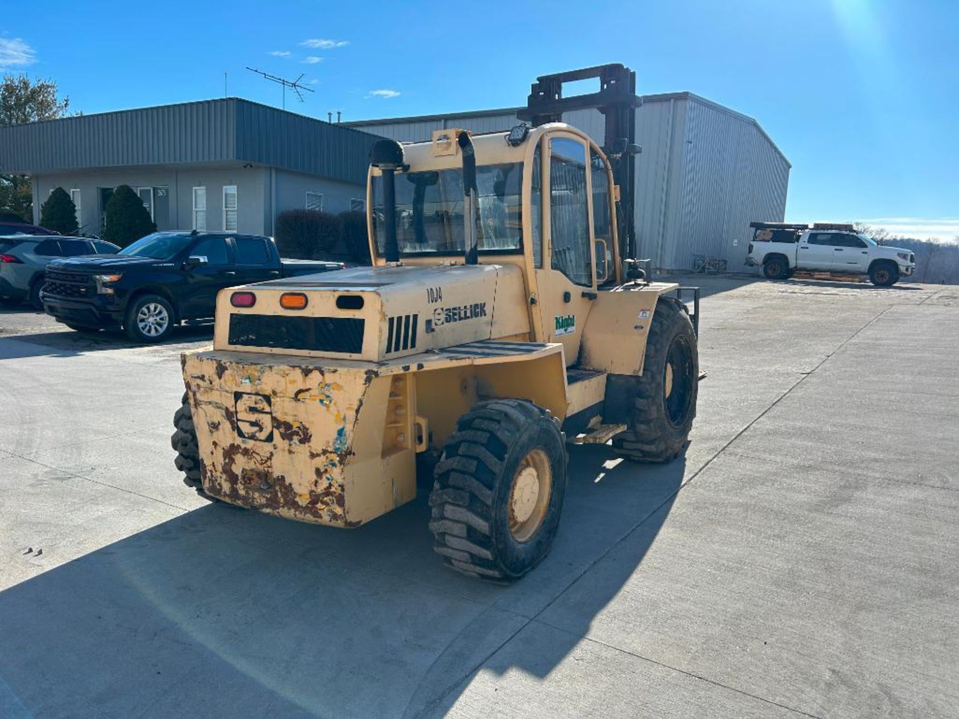 Sellick 10,000-LB. Capacity Off-road Forklift, Model S100J4i-2PS, S/N ...