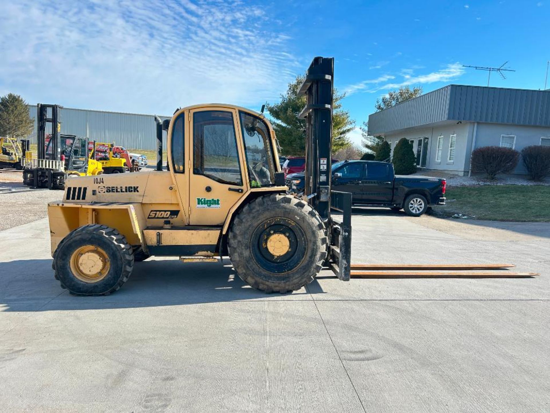 Sellick 10,000-LB. Capacity Off-road Forklift, Model S100J4i-2PS, S/N ...
