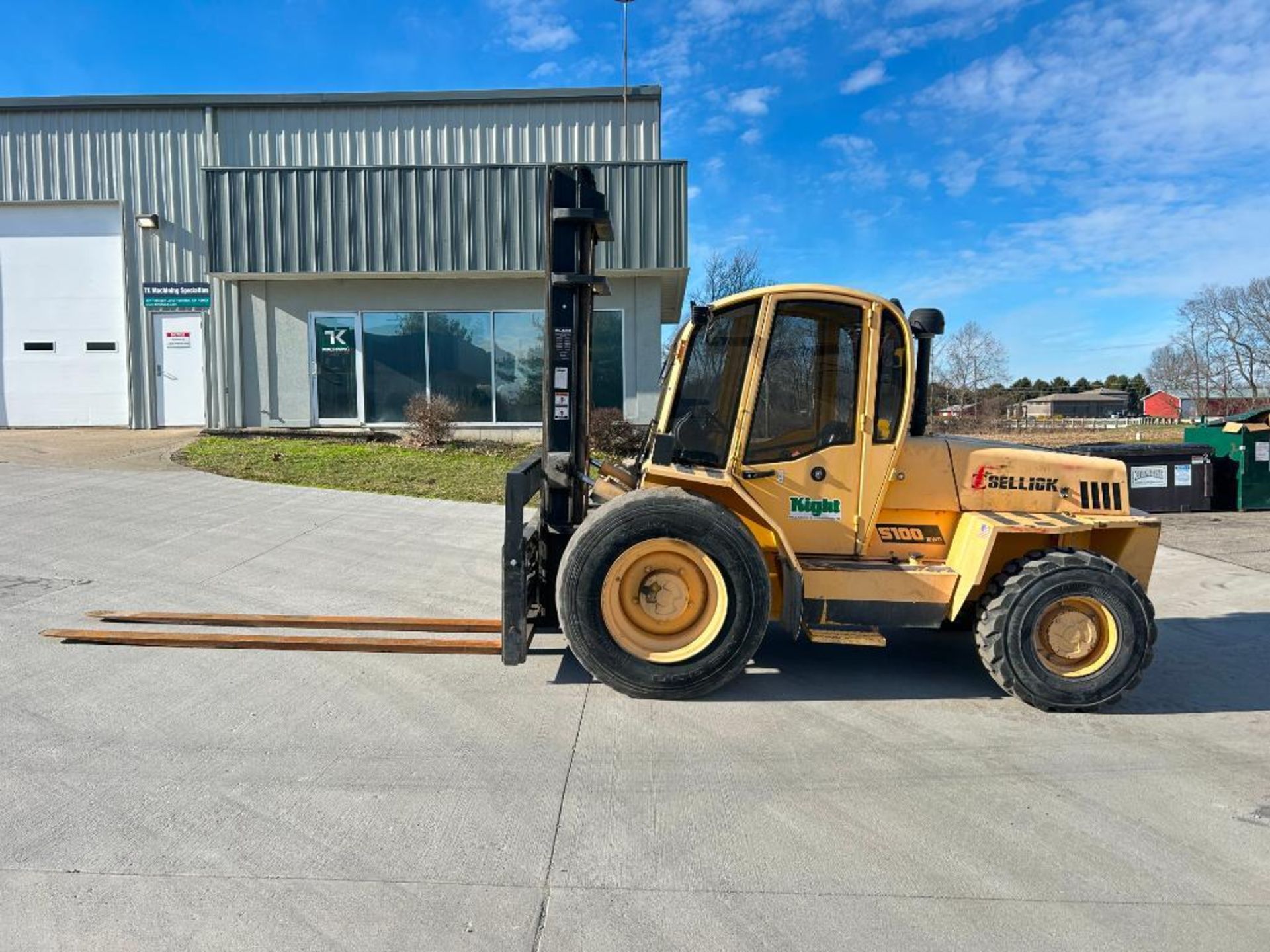 Sellick 10,000-LB. Capacity Off-road Forklift, Model S100J4i-2PS, S/N ...