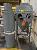 Trinco Dry Blast Cabinet, Model 24/BP, w/ BP2 Filtered Dust Collector