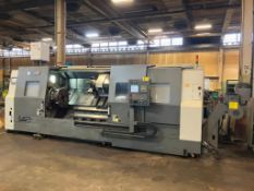 2011 Samsung SL45MC CNC Horizontal Turning Center, Slant Bed, Tailstock, Turn-Through Steady Rest Cl