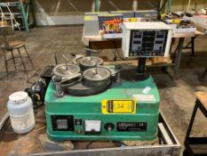 Lapmaster 12 Bench-Type Polishing Machine w/ DRO & Cart, S/N 17893