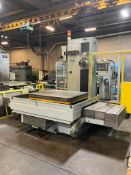 Nomura CNC Horizontal Boring Mill, Model HBA110TR3, S/N 5046, Fanuc Series 16-M DRO Control, Pendant