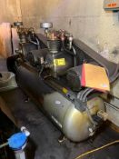 DeVilbiss Horizontal Twin Cylinder Air Compressor, Model 44643