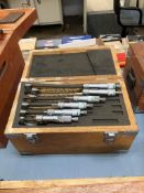 CME Outside Micrometer Set, Range 0-1", 5-6"