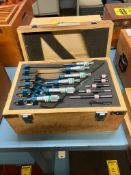 Fowler Outside Micrometer Set w/ Standards, Range 0-1", 5-6"