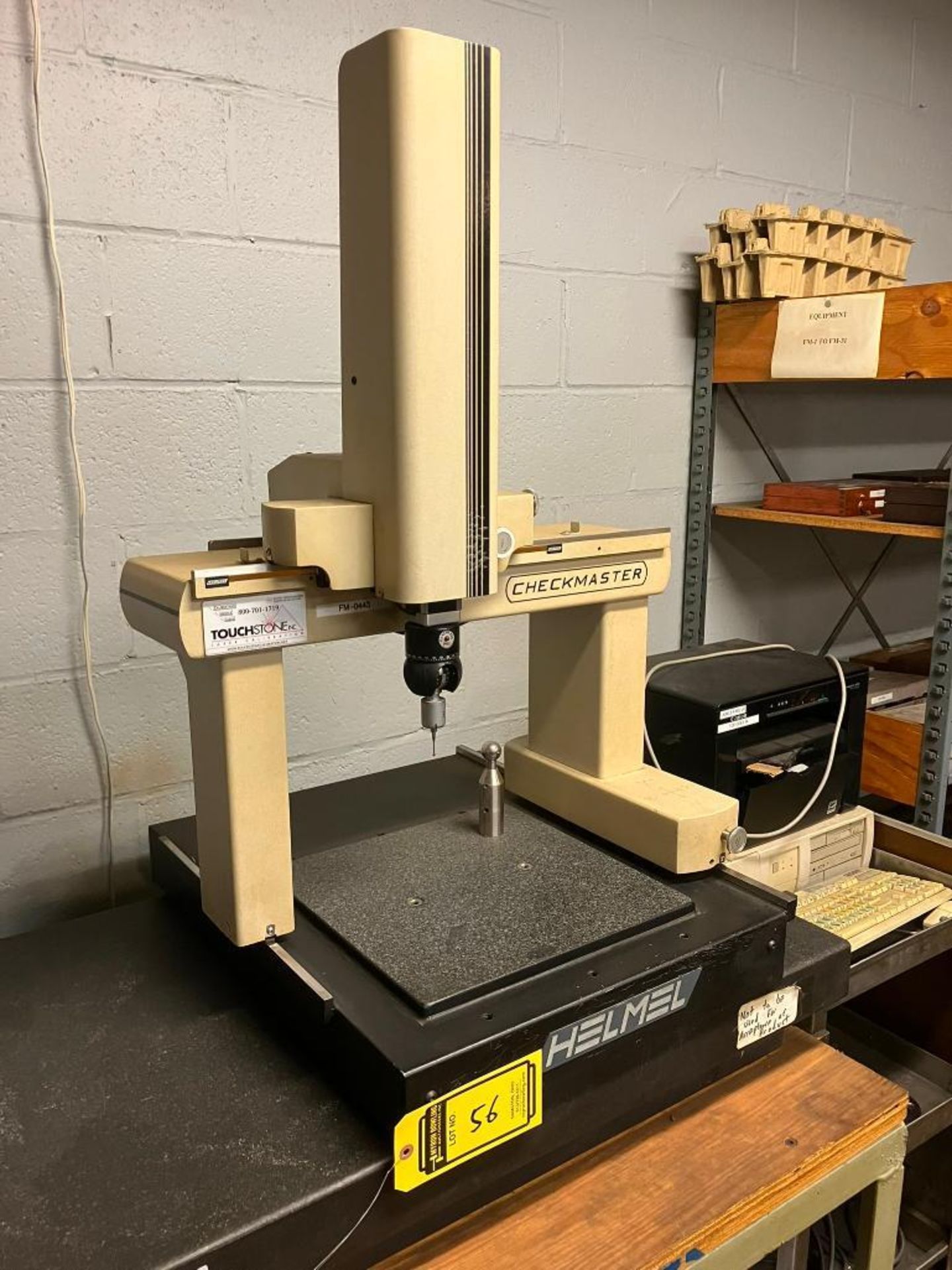 Helmel Model Checkmaster 112-102 Coordinate Measuring Machine complete ...