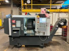 2022 HAAS ST-10 Horizontal CNC Chucker Lathe, S/N 3124957, 6 1/2" 3-Jaw Chuck, 12 Station Tool Turre