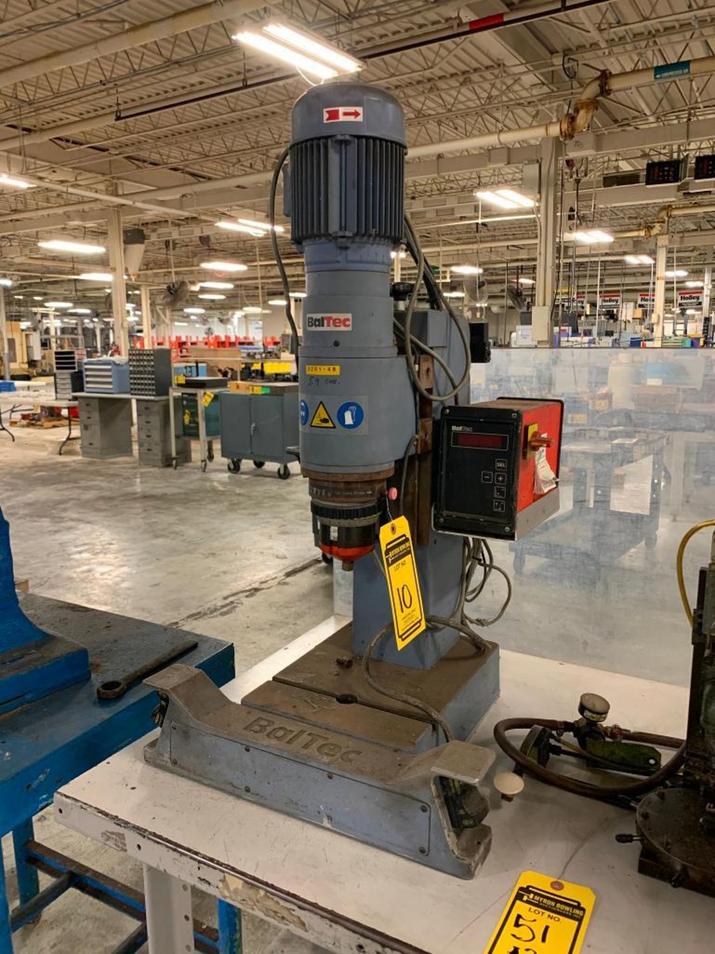 Baltec Rivet Machine Baltec Riveting Machine, Model RN 170, S/N 170 0003, 220 Volts, 3-Phase