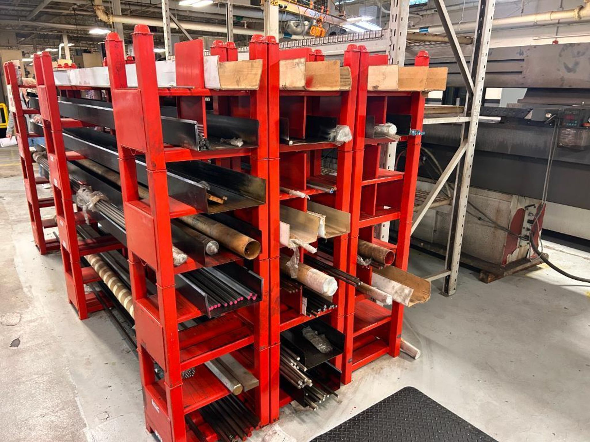 Steel Stock Rack w/ Brass Rod, 144