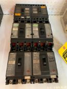 (6) Assorted Circut Breakers, Fugi & Mitsubishi
