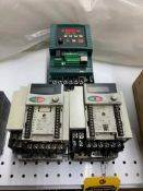(2) Mitsubishi FR-E5220-2 VF Inverters & (1) Rockwell SI_43P7MSD Inverter